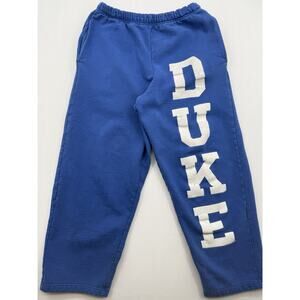 VTG DUKE University Sweatpants TCX Apparel Pockets Blue White Medium